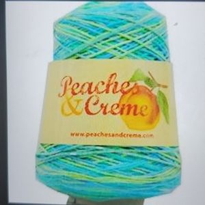 Yarn knitting blue Crochet Supplies 14 oz